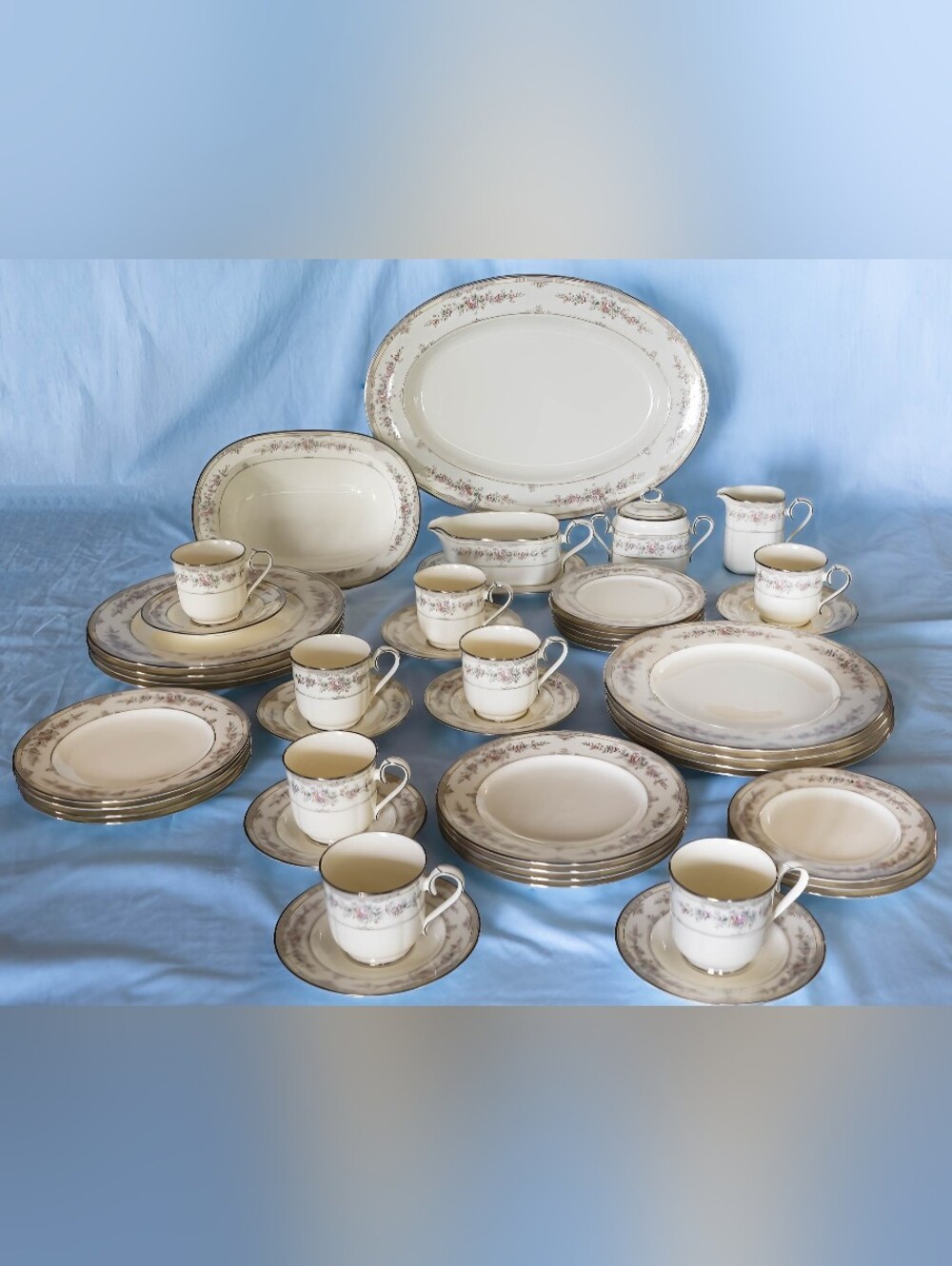 Beautiful Vintage Noritake Shenandoah Pattern 9729 Dinnerware Set. Mint! Japan!